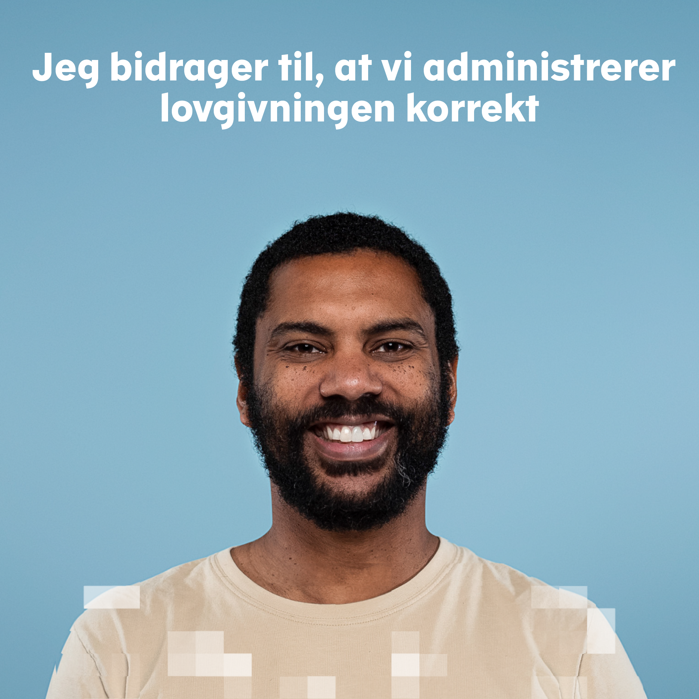 Jeg bidrager til, at vi administrerer lovgivningen korrekt